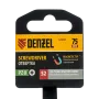 Отвертка DENZEL PZ0x75 мм, S2, 3к рукоятка