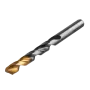 Сверло по металлу DENZEL 10 мм, HSS-Tin, Golden Tip, 8 шт.