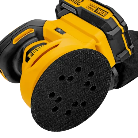 Машина шлифовальная эксцентриковая аккумуляторная DENZEL CROSH-20-125, Li-Ion, 20 В