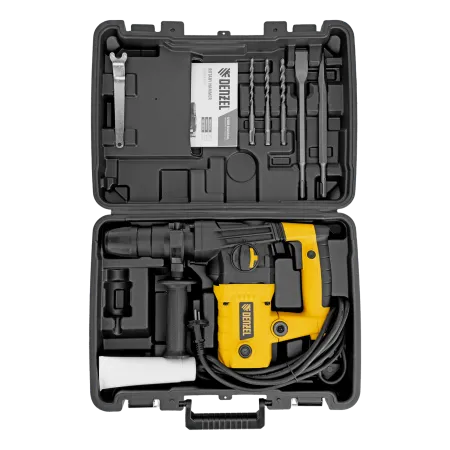 Перфоратор электрический DENZEL RHVB-1100-26, SDS-plus, 1100 Вт, 4 Дж, 4 реж.