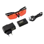 Лазерный уровень DENZEL LX 360-3 Red, 30 м, 635 нм, Li 2800 мАч, 5/8 дюйм