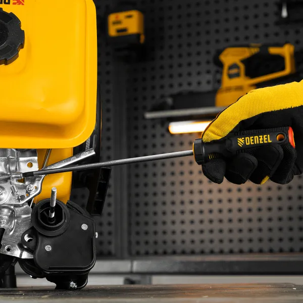 Отвертка DENZEL PH2х200 мм, S2, 3к рукоятка