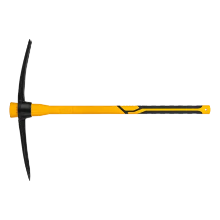Кирка DENZEL 3000 г, фиберглассовая обрезиненная рукоятка 900 мм