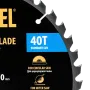 Пильный диск по дереву DENZEL ф250 х 30 мм, 40 зубьев