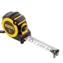 Рулетка DENZEL 31522 5м х 25мм, автоматич. фиксац., нейлон. покрытие, магнит. зацеп, двухстор. разметка