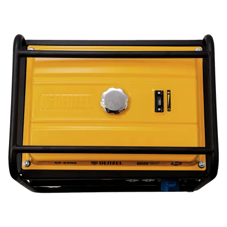 Генератор бензиновый DENZEL GE 6900, 5.5 кВт, 220 В/50 Гц, 25 л, ручной старт