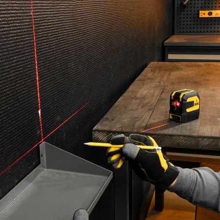 Лазерный уровень DENZEL LX 02 Red, 20 м, 635 нм, резьба 1/4 дюйм