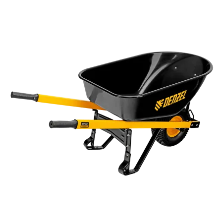 Тачка садовая DENZEL 68999, грузоподъемность 230 кг, 140 л, усиленная