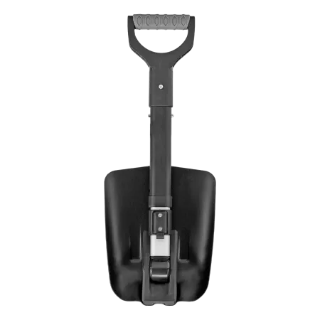 Лопата автомобильная складная, алюминиевая, 220х280х585-870 мм, телескопический черенок Denzel