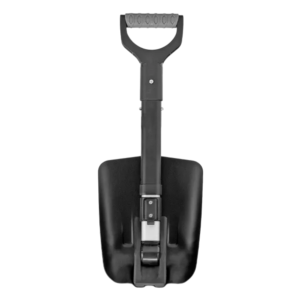 Лопата автомобильная складная, алюминиевая, 220х280х585-870 мм, телескопический черенок Denzel