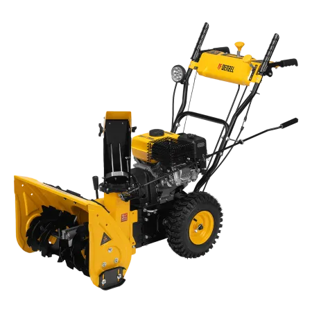 Снегоуборщик гибридный с функц. подметания DENZEL SWB-600, 212 сс, руч. старт, 2 насадки