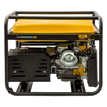 Генератор бензиновый DENZEL GE 7900, 6.5 кВт, 220 В/50 Гц, 25 л, ручной старт
