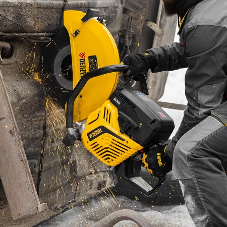 Бензорез DENZEL МС-7440, 74 см3, диаметр диска 400 мм