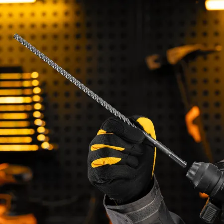 Бур по бетону DENZEL, цельная крестовая пластина, 8x315 мм, SDS PLUS