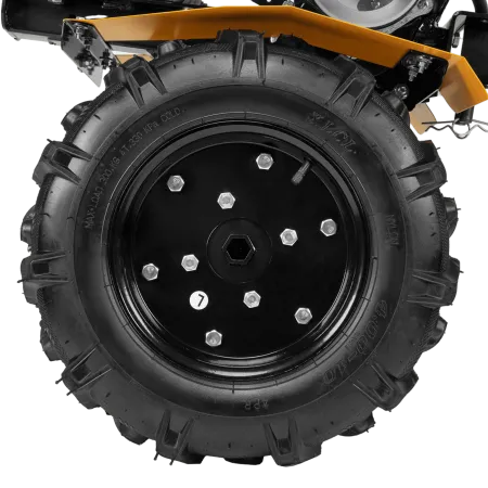 Мотоблок DENZEL DPT-270S, 7 л.с., ремен.сцеп, фрез 3х4, ШОМ, передачи 2В/1Н