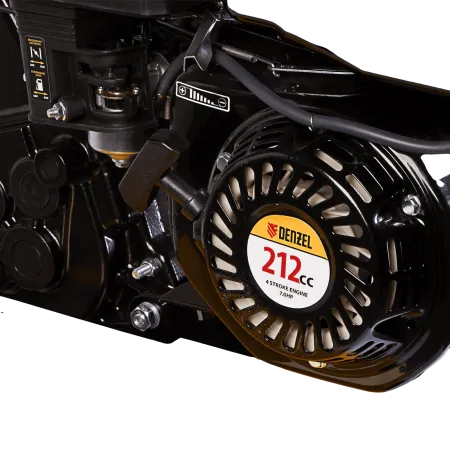 Мотоблок DENZEL DPT-370-PRO, 7 л.с, ременное сцепление,  фрез 3 x 4, ШОМ, передачи 4В/2Н