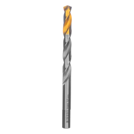 Сверло спиральное по металлу DENZEL 10 x 133 мм, Р6М5, Golden Tip 