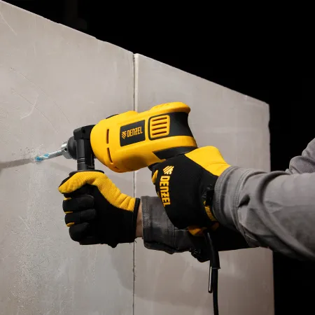 Ударная дрель DENZEL ID-750, 750 Вт, 0-3000 об/мин, 48000 уд/мин