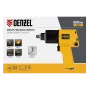 Пневмогайковерт ударный DENZEL IW860+набор головок, 1/2, 7000 об/мин, 868 Нм