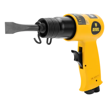 Пневматический молоток DENZEL НР4500 + набор насадок, 113 л/мин, 4500 уд/мин