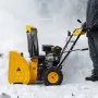 Снегоуборщик бензиновый DENZEL SBM 610, 212 cc, ручной старт, фара