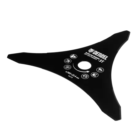 Диск для триммера DENZEL 305 х 25,4   3 лезвия