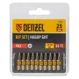 Бита DENZEL PH2х25, сталь S2, шестигранный профиль, 10 шт. Е 6,3