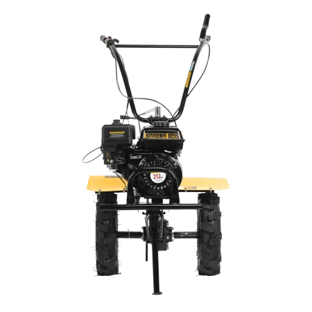 Мотоблок DPT-270X, 7 л.с., диск.сцеп, шир 90 см, глуб 35 см,фрез 3х4,ВОМ,скор 2В/1Н,кол 8" Denzel