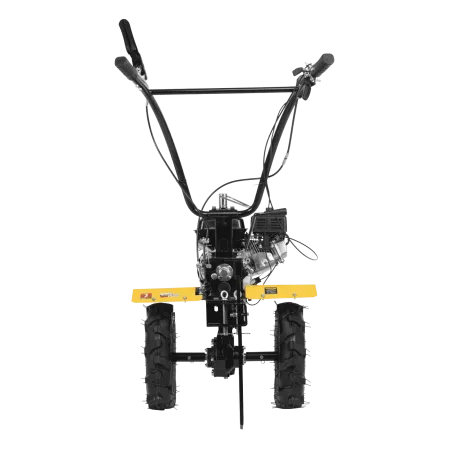 Мотоблок DPT-270X, 7 л.с., диск.сцеп, шир 90 см, глуб 35 см,фрез 3х4,ВОМ,скор 2В/1Н,кол 8" Denzel