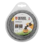 Леска для триммера DENZEL 96249 двухкомпонентная эллипс, 2,7мм х 15м, блистер EXTRA CORD