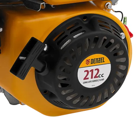 Двигатель бензиновый RX-17K, 7 л.с., 212 см3, горизонтальный вал шпонка 19 мм Denzel