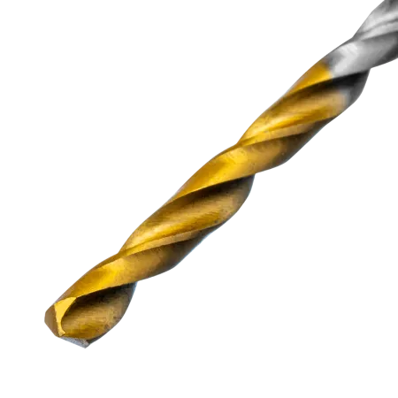 Сверло спиральное по металлу DENZEL 3 x 60 мм, Р6М5, Golden Tip, 2шт.