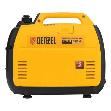 Инверторный генератор DENZEL GT-2200iS, 2.2 кВт, 230 В, бак 4 л, ручной старт