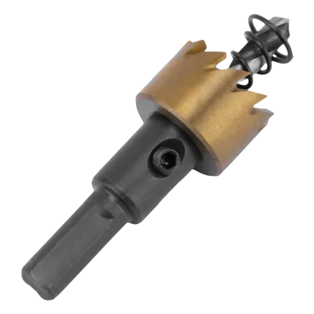 Коронка по металлу DENZEL 724101, 20 мм, HSS, нитридтитановое покрытие