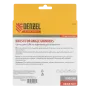 Щетка для УШМ DENZEL 746563, 125 мм, «плоская», витая нержавеющая проволока 0.3 мм, посадка 22.2 мм