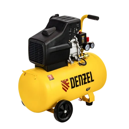 Компрессор воздушный DENZEL DC1700/50, 1.7 кВт, прямой привод, 50 литров, 260 л/мин