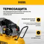 Компрессор воздушный DENZEL рем. привод BCI 2200/100, 2,2 кВт, 100 литров, 420 л/мин
