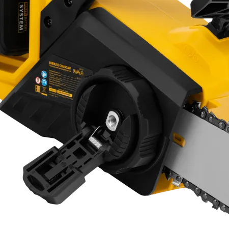 Аккумуляторная цепная пила DENZEL RCS400-36, Li-ion, 36 В, 4 Ач, шина 400 мм, бесщеточная