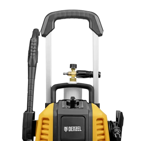 Моечная машина высокого давления DENZEL R-230iD, 3300 Вт, 230 бар, 600 л/ч, асинхронный двигатель, с барабаном