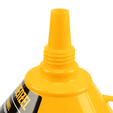 Воронка пластиковая DENZEL 160 мм с металлическим ситом и гибким наконечником