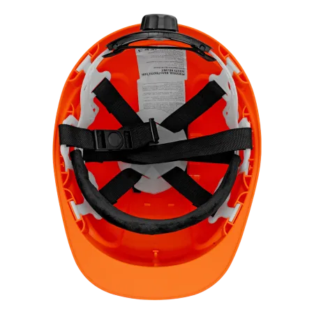 Каска защитная ударопрочная DENZEL ABS/PC, плавная регулировка, модель «Форвард» (К-05), оранж.