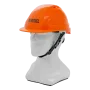 Каска защитная ударопрочная DENZEL ABS/PC, плавная регулировка, модель «Форвард» (К-05), оранж.
