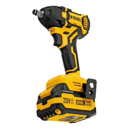 Гайковерт ударный аккумуляторный бесщет. DENZEL CIWH-BL-20-350, Li-Ion, 20 В