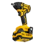 Гайковерт ударный аккумуляторный бесщет. DENZEL CIWH-BL-20-350, Li-Ion, 20 В