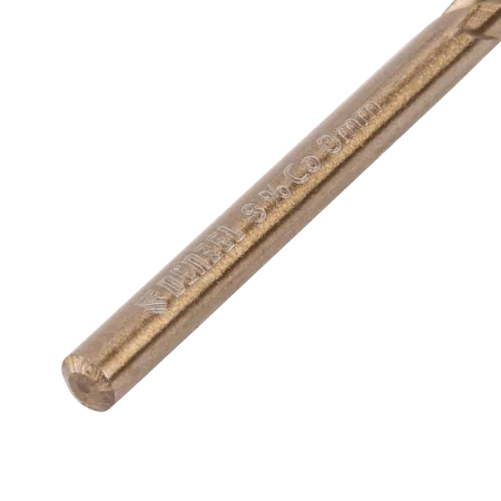 Сверло по металлу DENZEL 3 мм, HSS Co-8%