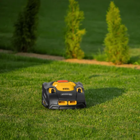 Робот-газонокосилка DENZEL Grass Master 1000  1000м2, 3Ач, 28V, LCD дисплей