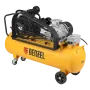 Компрессор воздушный DENZEL BCW3000-T/100, 3.0 кВт, ременный привод, 100 литров, 520 л/мин