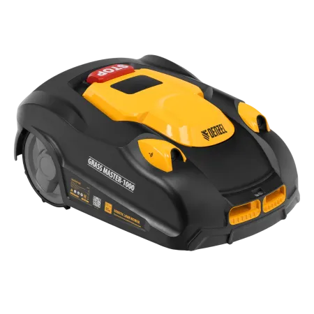 Робот-газонокосилка DENZEL Grass Master 1000  1000м2, 3Ач, 28V, LCD дисплей, Wi-Fi