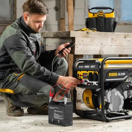 Генератор инверторный DENZEL GK-5500iF, 5,5 кВт, 230 В, ручной старт