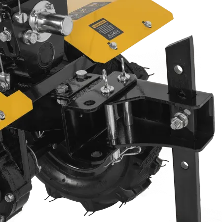 Мотоблок DPT-270X, 7 л.с., диск.сцеп, шир 90 см, глуб 35 см,фрез 3х4,ВОМ,скор 2В/1Н,кол 8" Denzel